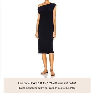 Norma kamali drop shoulder dress